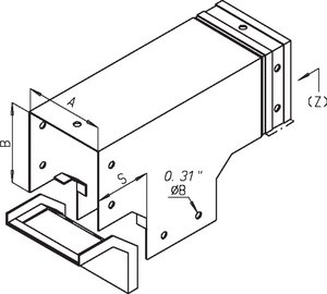 T-Stück Deckel Innen